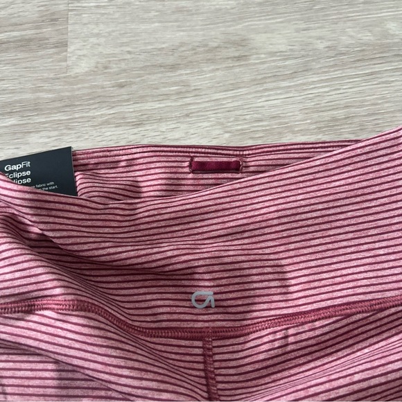 Gapfit eclipse pink stripe highrise 7/8 length leggings - Picture 5 of 8
